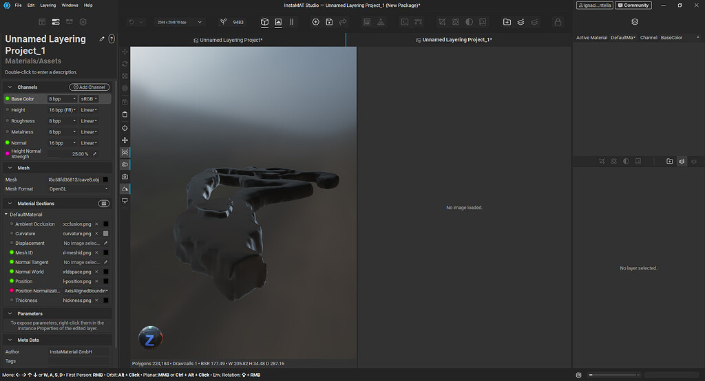 Cannot apply materials to imported meshes - InstaMAT - Abstract Community