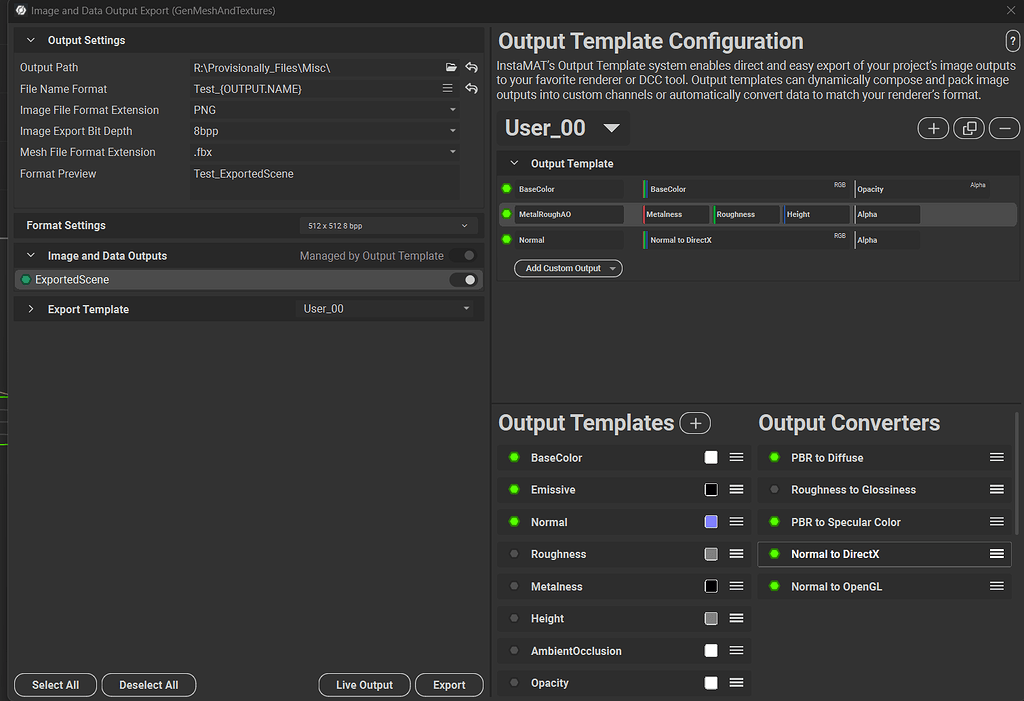 ExportTemplate is not working in ElementGraph and InstaMATPipeline ...
