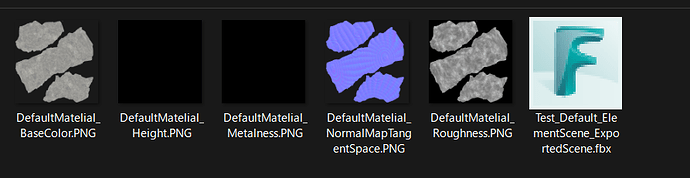 Exported MeshFile & TextureFiles