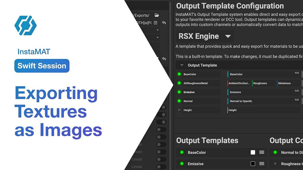 InstaMAT Swift Session: Export Textures and Materials as Images in ...